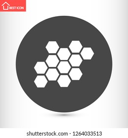 honeycombs vector icon 10 eps