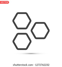 honeycombs vector icon 10 eps