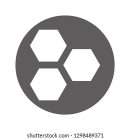 honeycombs vector icon 10 eps