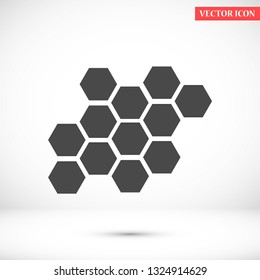 honeycombs vector icon 10 eps