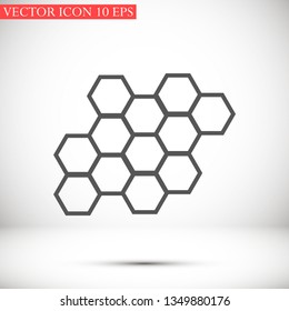 honeycombs vector icon 10 eps