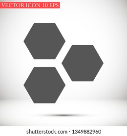 honeycombs vector icon 10 eps