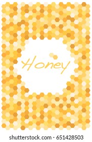 honeycombs vector pattern