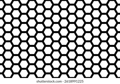 honeyed comb grid texture and honeycombs fabric seamless pattern vector. Hexagonal cell texture. wallpaper, print illustrations and other designs.