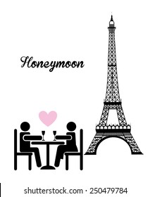 honeymoon design, vector illustration eps10 graphic 