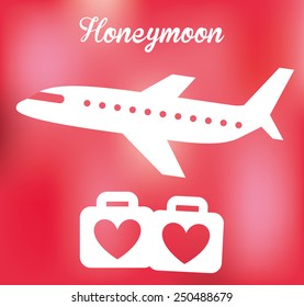 honeymoon design, vector illustration eps10 graphic 