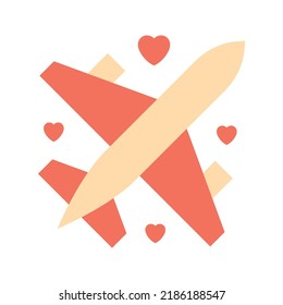 Honeymoon icon vector image. Can also be used for Physical Fitness. Suitable for mobile apps, web apps and print media.