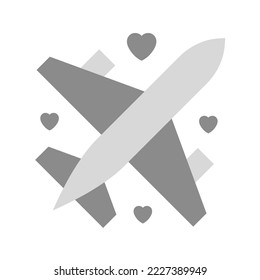 Honeymoon icon vector image. Can also be used for Physical Fitness. Suitable for mobile apps, web apps and print media.