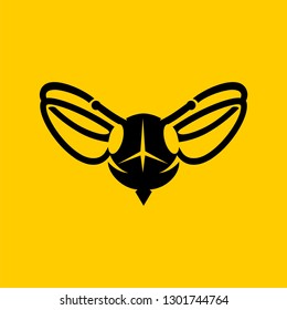 honey-producing bees that have stinging weapons that seem threatening, now come with a peaceful icon on the face.