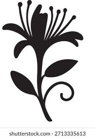 Icono de la madreselva – Ilustración vectorial