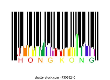 Hong Kong Bar Code,  Vector