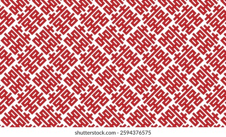 Hong Kong or Chinese Double Happiness Seamless Patterns arranged diagonally on a white background.
