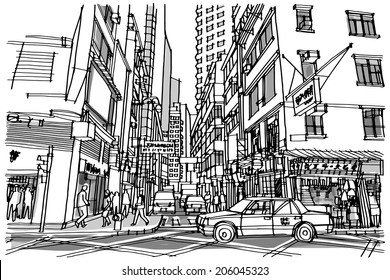 Street Drawing High Res Stock Images Shutterstock