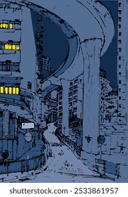 Hong Kong à noite