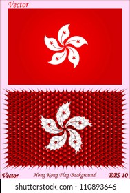 Hong Kong Flag Background