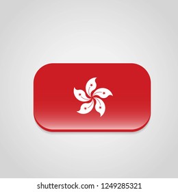 Hong Kong Flag Design Vector