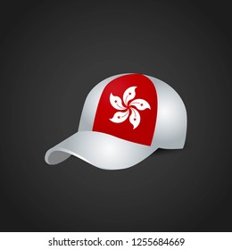 Hong Kong Flag on Cap