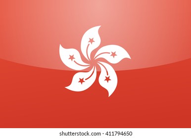 Hong Kong flag vector 