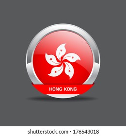 Hong Kong Flag Vector Icon