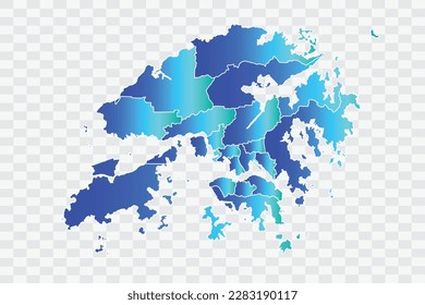 Hong Kong Map teal color azul Archivos de calidad de fondo png