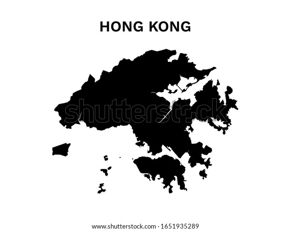 Hong Kong Map Vector Hong Kong Map Vector Blank Map Stock Vector (Royalty Free) 1651935289 |  Shutterstock