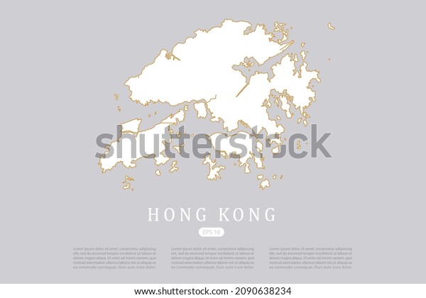 Hong Kong Map World Map International Stock Vector (Royalty Free ...