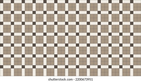 Hong Kong nostalgic style pattern. Vector seamless Hong Kong traditional vintage pattern style floor textured background.