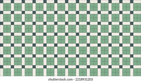 Hong Kong nostalgic style pattern. Vector seamless Hong Kong traditional vintage pattern style floor textured background.