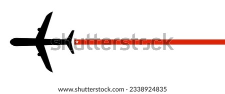 hong kong plane icon vector illustration. isolated on white background