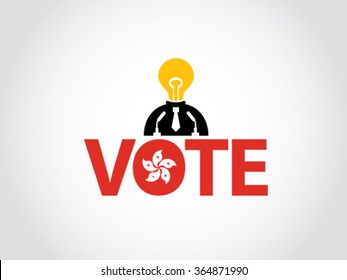Hong Kong Podium Lack Of Idea Politician