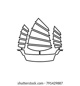 Hong Kong ship icon