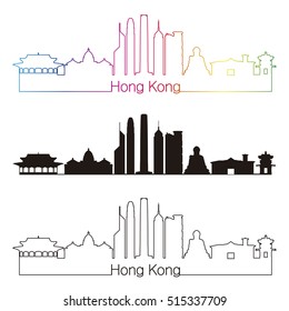 656 Hong Kong Skyline Outline Images, Stock Photos & Vectors | Shutterstock