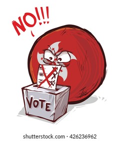 Hong Kong voting no