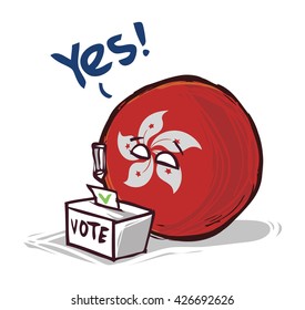 Hong Kong voting yes