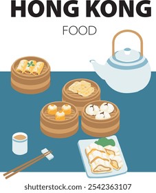 Hong Kong's iconic foods include dim sum, egg tarts, noodles, and pineapple buns, showcasing vibrant culinary traditions.