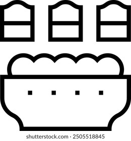 hong shao rou icon. Thin linear style design isolated on white background