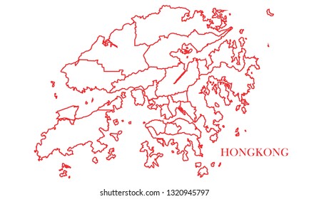 Hongkong red line map