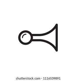 Honk icon flat vector template design trendy