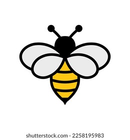 honney bee vector logo template