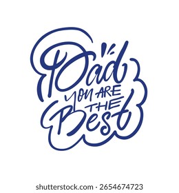 Honre e comemore seu pai com este design sincero que afirma papai, você é o melhor, perfeito para qualquer presente
