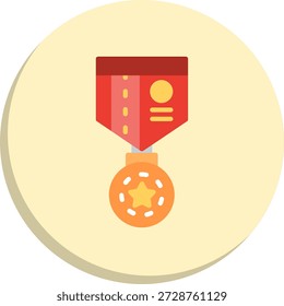 Honor Flat Circle Style Icon
