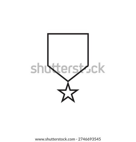 honor icon illustration eleement design