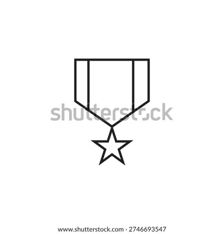 honor icon illustration eleement design