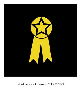honor medal icon vector