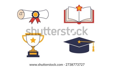 Honor Roll Line art abstract modern vector
