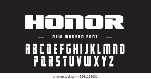 Honor vector illustration of alphabet letter A to Z