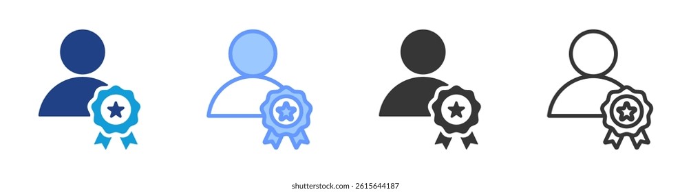 Honorable icon set multiple style collection