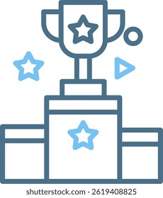 Honorable Line Two Colour Icon