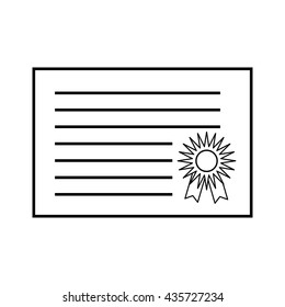 honorable mention diploma  , vector