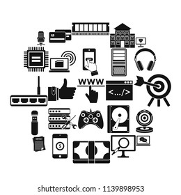 Honorarium icons set. Simple set of 25 honorarium vector icons for web isolated on white background